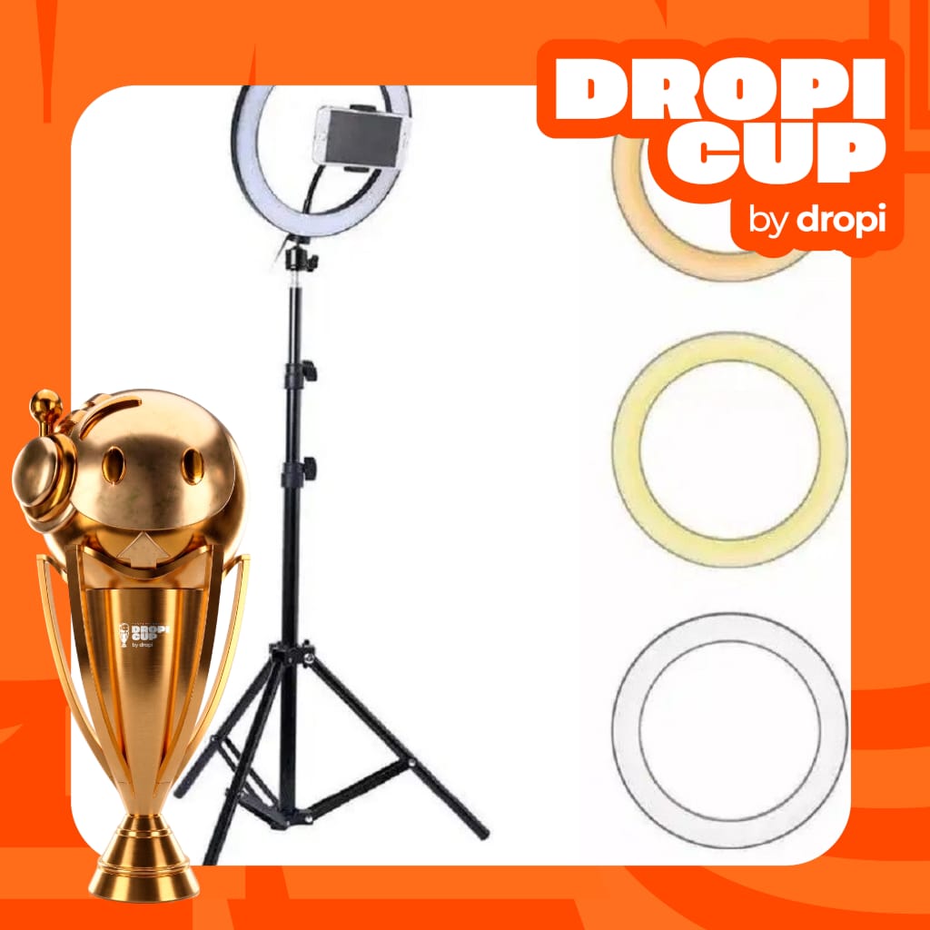 Aro De Luz Led 26cm Tripode DROPI CUP